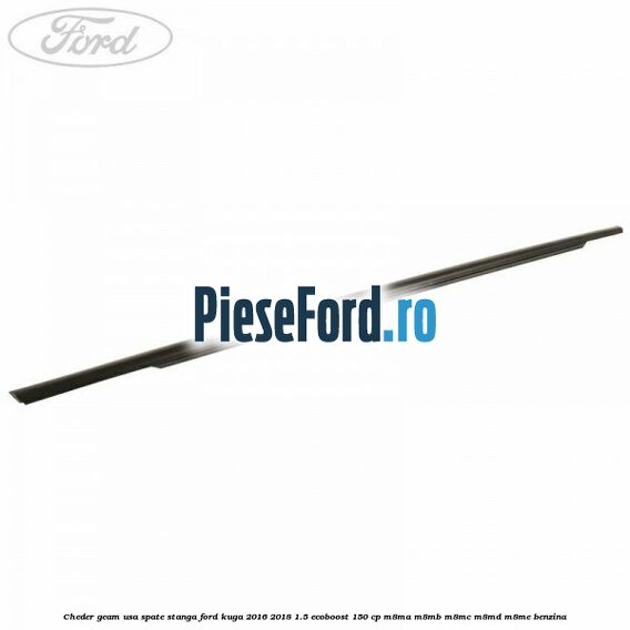 Cheder geam usa spate stanga Ford Kuga 2016-2018 1.5 EcoBoost 150 cp M8MA, M8MB, M8MC, M8MD, M8ME benzina
