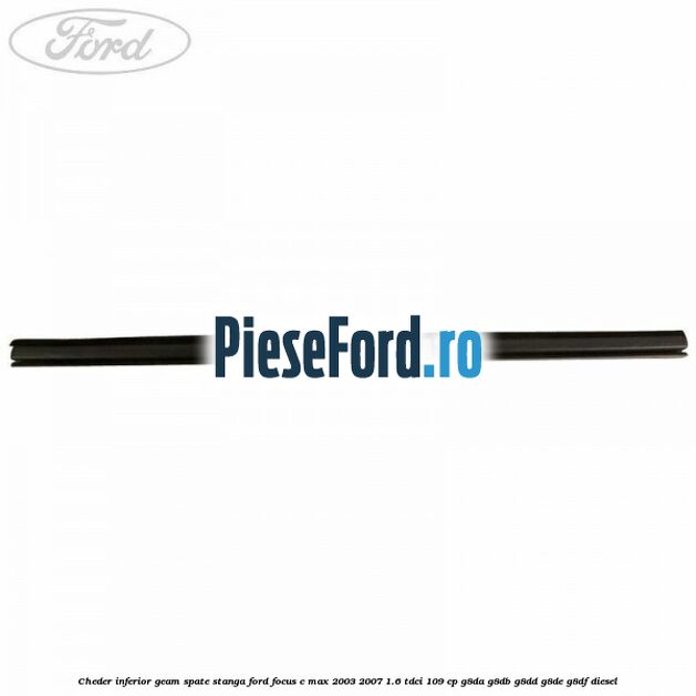 Cheder inferior geam spate stanga Ford Focus C-Max 2003-2007 1.6 TDCi 109 cp G8DA, G8DB, G8DD, G8DE, G8DF diesel