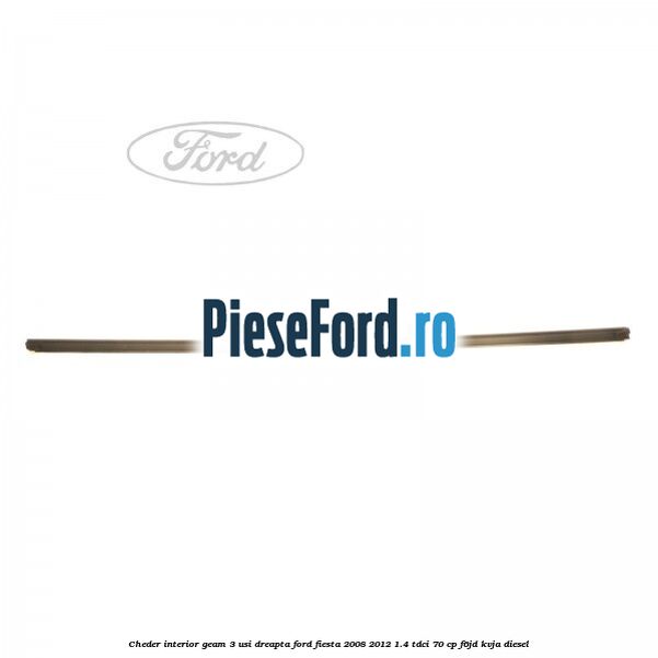 Cheder interior geam 3 usi dreapta Ford Fiesta 2008-2012 1.4 TDCi 70 cp F6JD, KVJA diesel