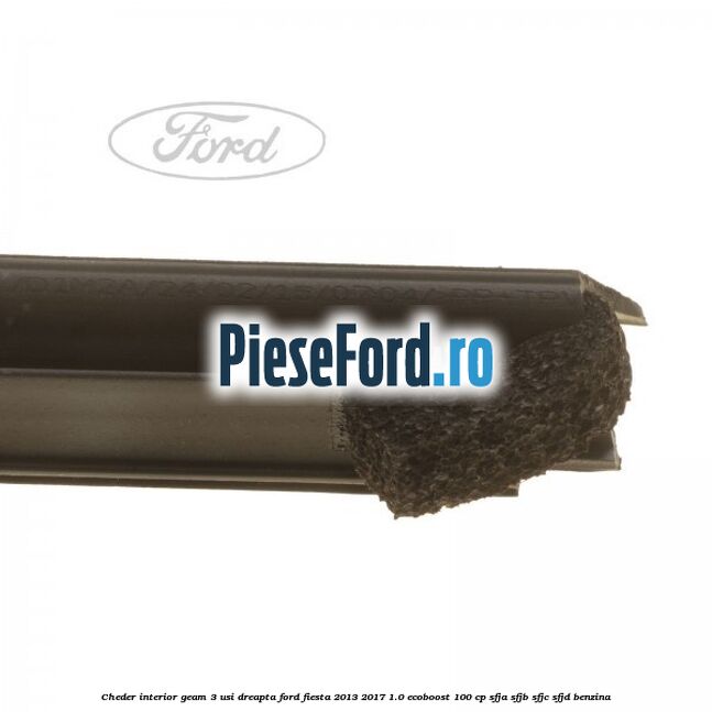 Cheder interior geam 3 usi dreapta Ford Fiesta 2013-2017 1.0 EcoBoost 100 cp SFJA, SFJB, SFJC, SFJD benzina