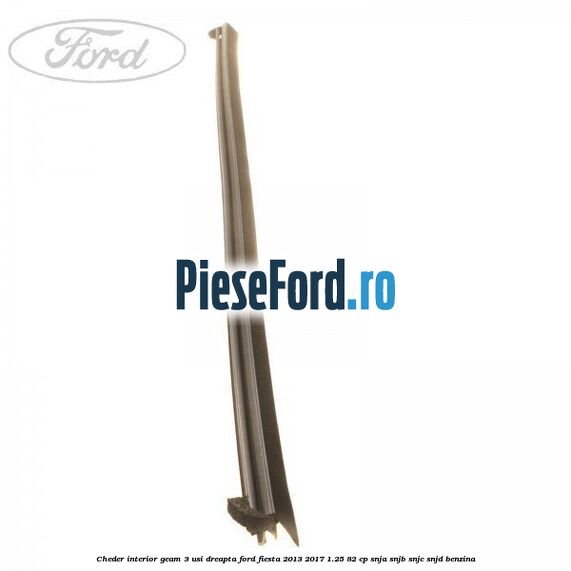 Cheder interior geam 3 usi dreapta Ford Fiesta 2013-2017 1.25 82 cp SNJA, SNJB, SNJC, SNJD benzina