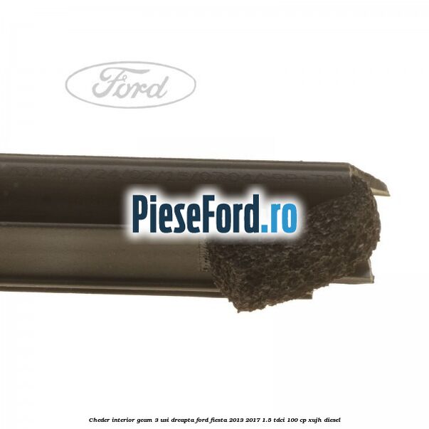 Cheder interior geam 3 usi dreapta Ford Fiesta 2013-2017 1.5 TDCi 100 cp XUJH diesel