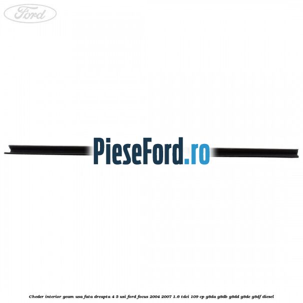 Cheder interior geam usa fata dreapta 4/5 usi Ford Focus 2004-2007 1.6 TDCi 109 cp G8DA, G8DB, G8DD, G8DE, G8DF diesel