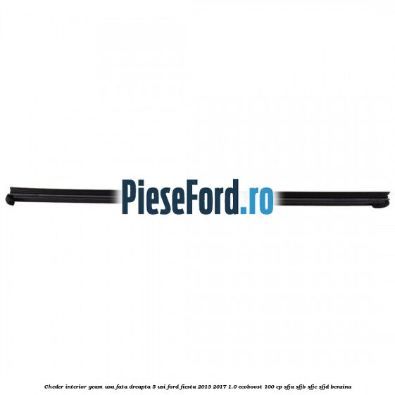 Cheder interior geam usa fata dreapta 5 usi Ford Fiesta 2013-2017 1.0 EcoBoost 100 cp SFJA, SFJB, SFJC, SFJD benzina