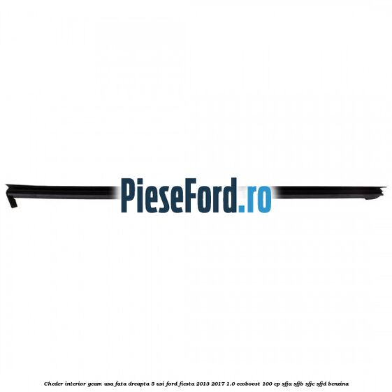 Cheder interior geam usa fata dreapta 5 usi Ford Fiesta 2013-2017 1.0 EcoBoost 100 cp SFJA, SFJB, SFJC, SFJD benzina