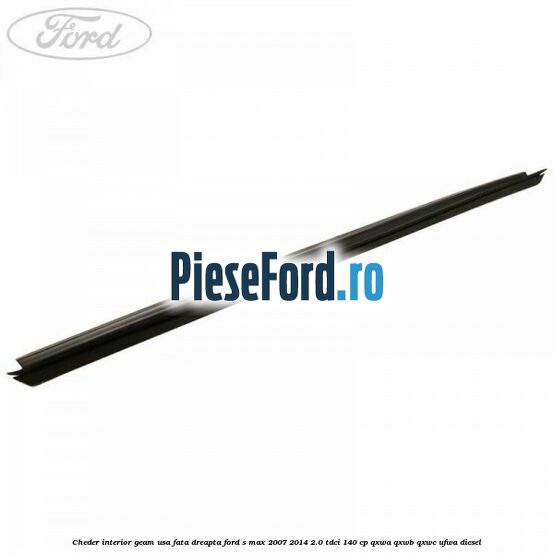 Cheder interior geam usa fata dreapta Ford S-Max 2007-2014 2.0 TDCi 140 cp QXWA, QXWB, QXWC, UFWA diesel