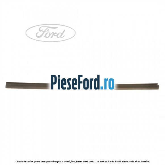 Cheder interior geam usa spate dreapta 4/5 usi Ford Focus 2008-2011 1.6 100 cp HWDA, HWDB, SHDA, SHDB, SHDC benzina