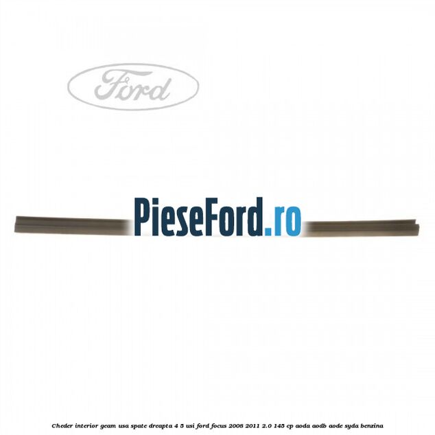 Cheder interior geam usa spate dreapta 4/5 usi Ford Focus 2008-2011 2.0 145 cp AODA, AODB, AODE, SYDA benzina