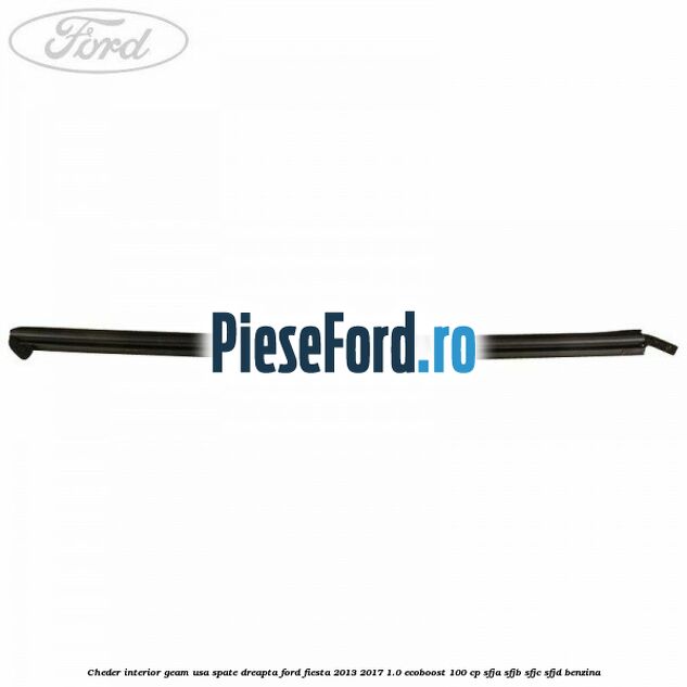 Cheder interior geam usa spate dreapta Ford Fiesta 2013-2017 1.0 EcoBoost 100 cp Cheder interior geam usa spate dreapta Ford Fiesta 2013-2017 1.0 EcoBoost 100 cp SFJA, SFJB, SFJC, SFJD benzina
