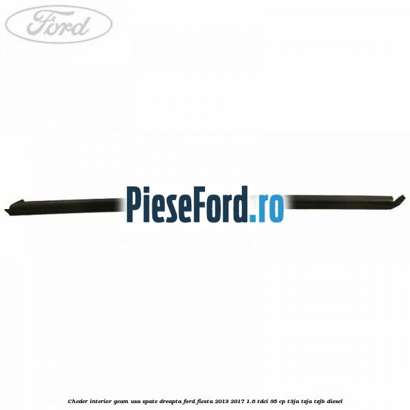 Cheder interior geam usa spate dreapta Ford Fiesta 2013-2017 1.6 TDCi 95 cp T3JA, TZJA, TZJB diesel