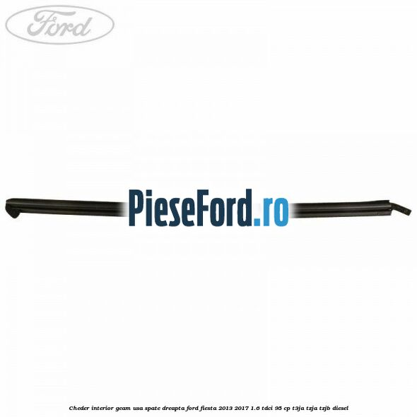 Cheder interior geam usa spate dreapta Ford Fiesta 2013-2017 1.6 TDCi 95 cp T3JA, TZJA, TZJB diesel