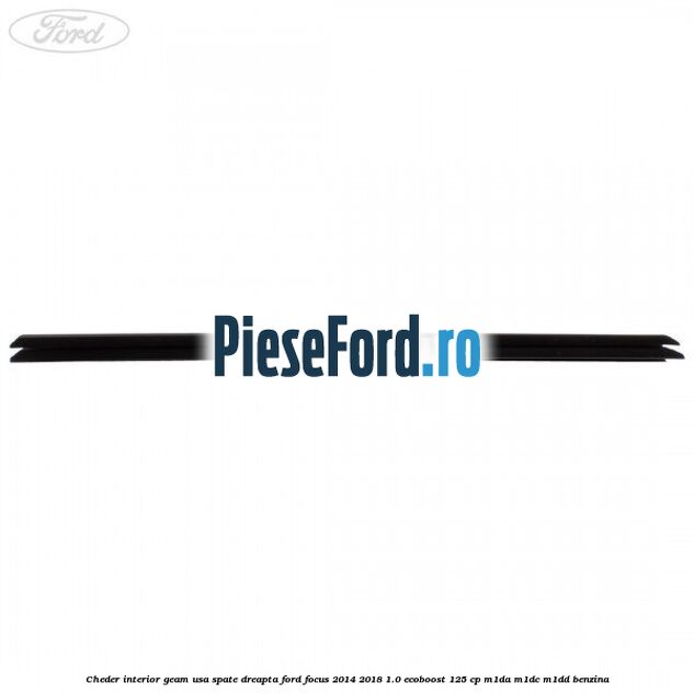 Cheder interior geam usa spate dreapta Ford Focus 2014-2018 1.0 EcoBoost 125 cp M1DA, M1DC, M1DD benzina
