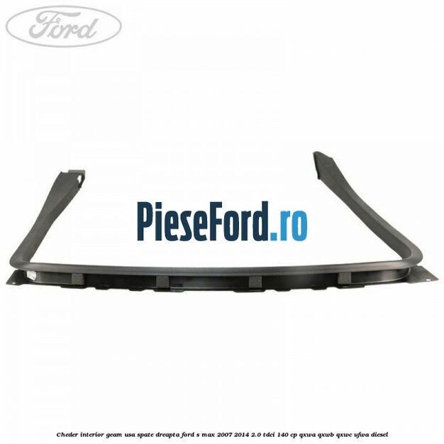 Cheder interior geam usa spate dreapta Ford S-Max 2007-2014 2.0 TDCi 140 cp QXWA, QXWB, QXWC, UFWA diesel