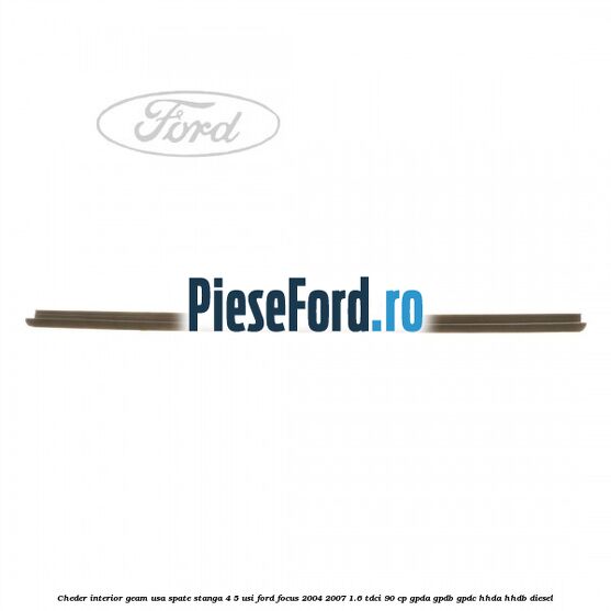 Cheder interior geam usa spate stanga 4/5 usi Ford Focus 2004-2007 1.6 TDCi 90 cp GPDA, GPDB, GPDC, HHDA, HHDB diesel