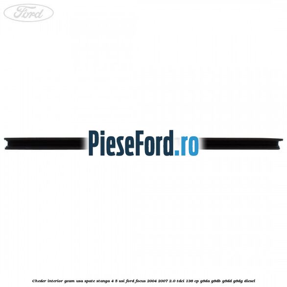 Cheder interior geam usa spate stanga 4/5 usi Ford Focus 2004-2007 2.0 TDCi 136 cp G6DA, G6DB, G6DD, G6DG diesel