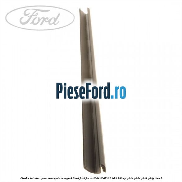 Cheder interior geam usa spate stanga 4/5 usi Ford Focus 2004-2007 2.0 TDCi 136 cp G6DA, G6DB, G6DD, G6DG diesel
