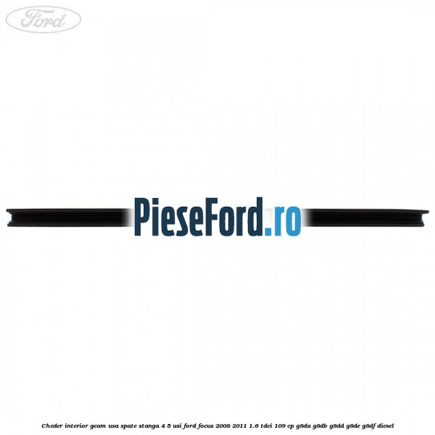 Cheder interior geam usa spate stanga 4/5 usi Ford Focus 2008-2011 1.6 TDCi 109 cp G8DA, G8DB, G8DD, G8DE, G8DF diesel