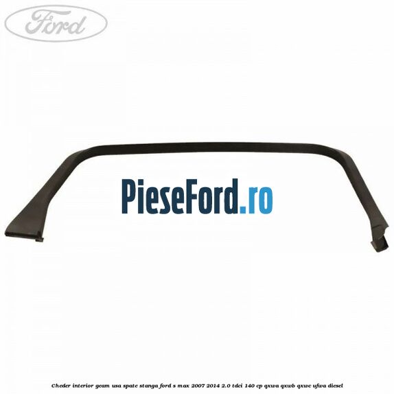 Cheder interior geam usa spate stanga Ford S-Max 2007-2014 2.0 TDCi 140 cp QXWA, QXWB, QXWC, UFWA diesel
