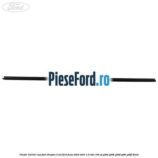 Cheder interior usa fata dreapta 3 usi Ford Focus 2004-2007 1.6 TDCi 109 cp G8DA, G8DB, G8DD, G8DE, G8DF diesel