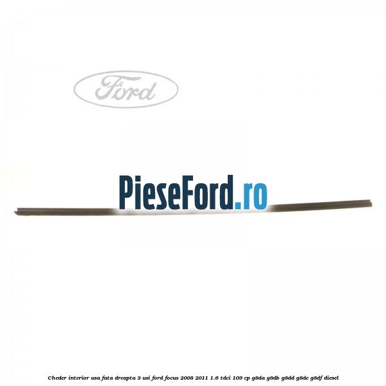 Cheder interior usa fata dreapta 3 usi Ford Focus 2008-2011 1.6 TDCi 109 cp G8DA, G8DB, G8DD, G8DE, G8DF diesel