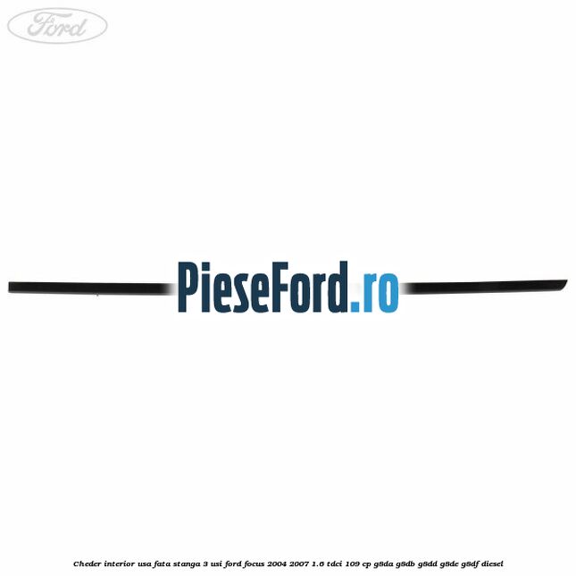 Cheder interior usa fata stanga 3 usi Ford Focus 2004-2007 1.6 TDCi 109 cp Cheder interior usa fata stanga 3 usi Ford Focus 2004-2007 1.6 TDCi 109 cp G8DA, G8DB, G8DD, G8DE, G8DF diesel