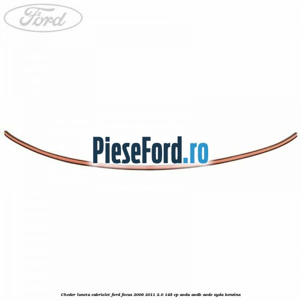 Cheder luneta cabriolet Ford Focus 2008-2011 2.0 145 cp AODA, AODB, AODE, SYDA benzina