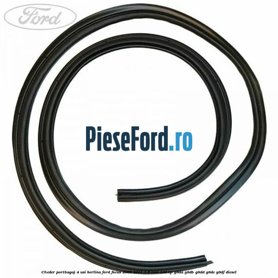 Cheder portbagaj 4 usi berlina Ford Focus 2008-2011 1.6 TDCi 109 cp G8DA, G8DB, G8DD, G8DE, G8DF diesel