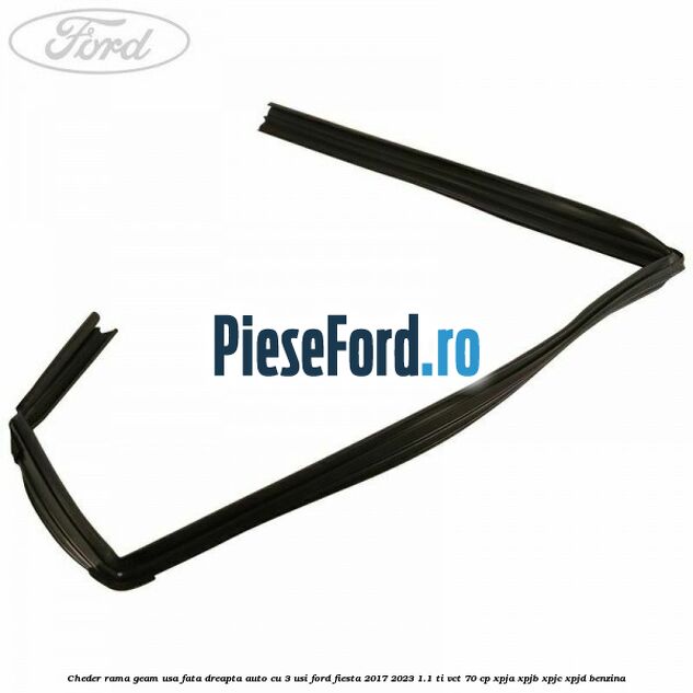 Cheder rama geam usa fata dreapta auto cu 3 usi Ford Fiesta 2017-2023 1.1 Ti-VCT 70 cp XPJA, XPJB, XPJC, XPJD benzina