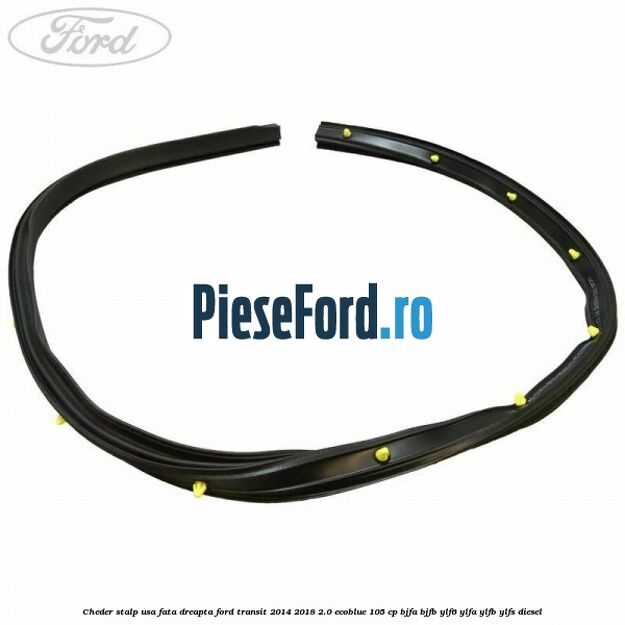 Cheder stalp usa fata dreapta Ford Transit 2014-2018 2.0 EcoBlue 105 cp BJFA, BJFB, YLF6, YLFA, YLFB, YLFS diesel