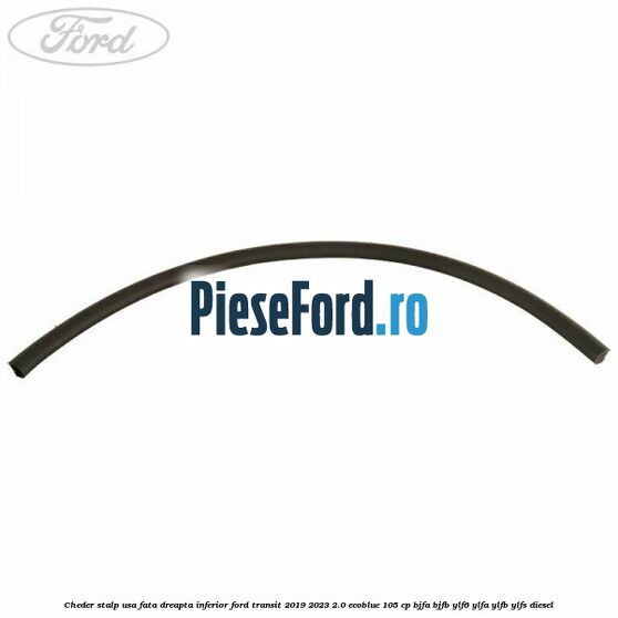 Cheder stalp usa fata dreapta inferior Ford Transit 2019-2023 2.0 EcoBlue 105 cp BJFA, BJFB, YLF6, YLFA, YLFB, YLFS diesel