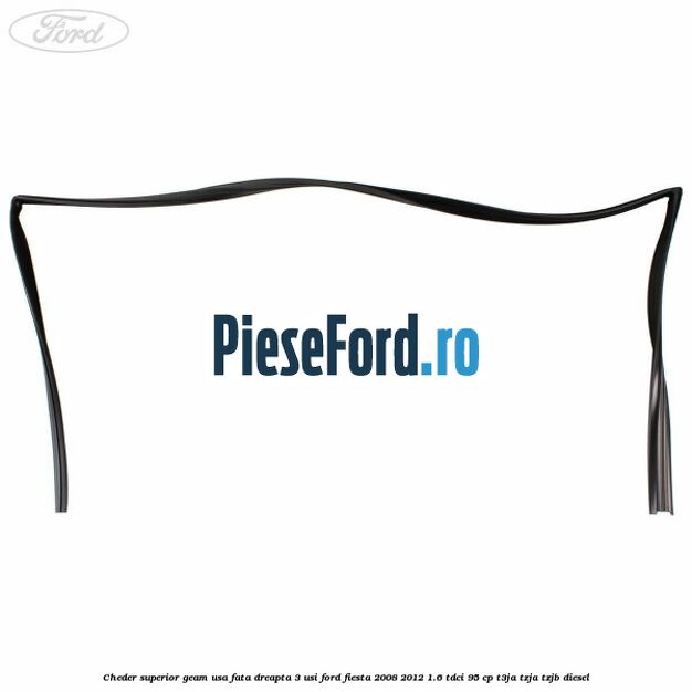Cheder superior geam usa fata dreapta 3 usi Ford Fiesta 2008-2012 1.6 TDCi 95 cp Cheder superior geam usa fata dreapta 3 usi Ford Fiesta 2008-2012 1.6 TDCi 95 cp T3JA, TZJA, TZJB diesel