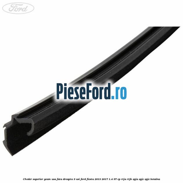 Cheder superior geam usa fata dreapta 3 usi Ford Fiesta 2013-2017 1.4 97 cp RTJA, RTJB, SPJA, SPJC, SPJE benzina