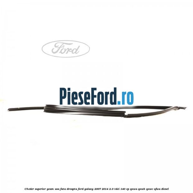 Cheder superior geam usa fata dreapta Ford Galaxy 2007-2014 2.0 TDCi 140 cp QXWA, QXWB, QXWC, UFWA diesel