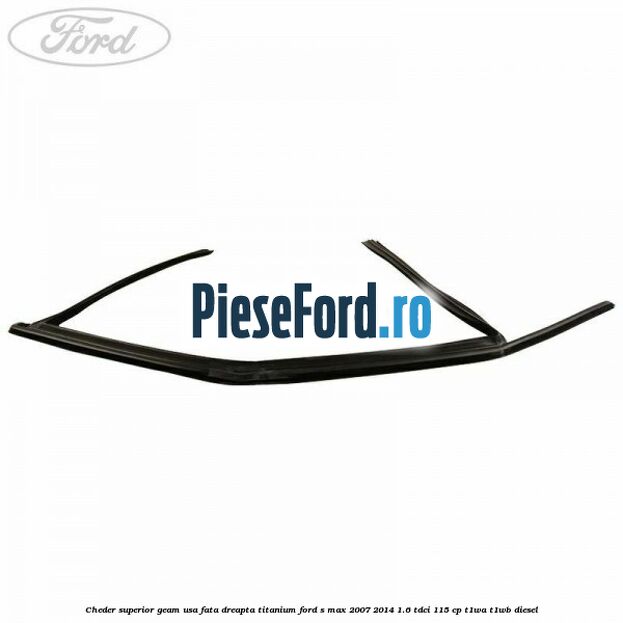 Cheder superior geam usa fata dreapta titanium Ford S-Max 2007-2014 1.6 TDCi 115 cp T1WA, T1WB diesel