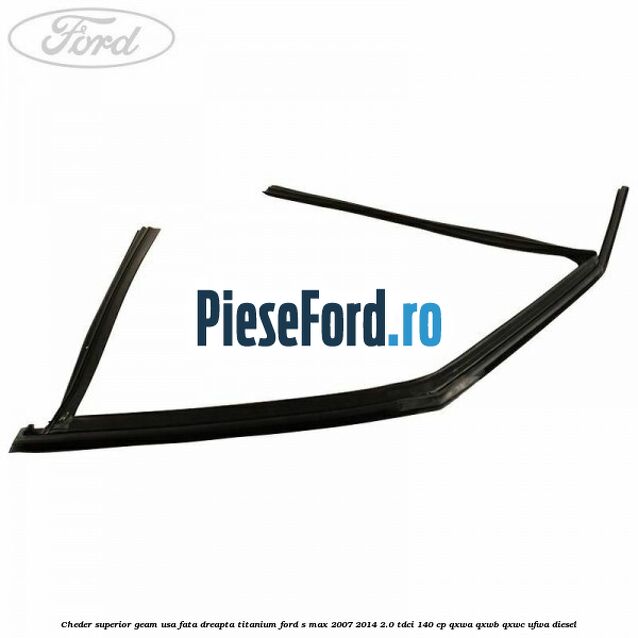 Cheder superior geam usa fata dreapta titanium Ford S-Max 2007-2014 2.0 TDCi 140 cp QXWA, QXWB, QXWC, UFWA diesel