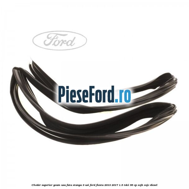 Cheder superior geam usa fata stanga 3 usi Ford Fiesta 2013-2017 1.5 TDCi 95 cp XVJB, XVJC diesel