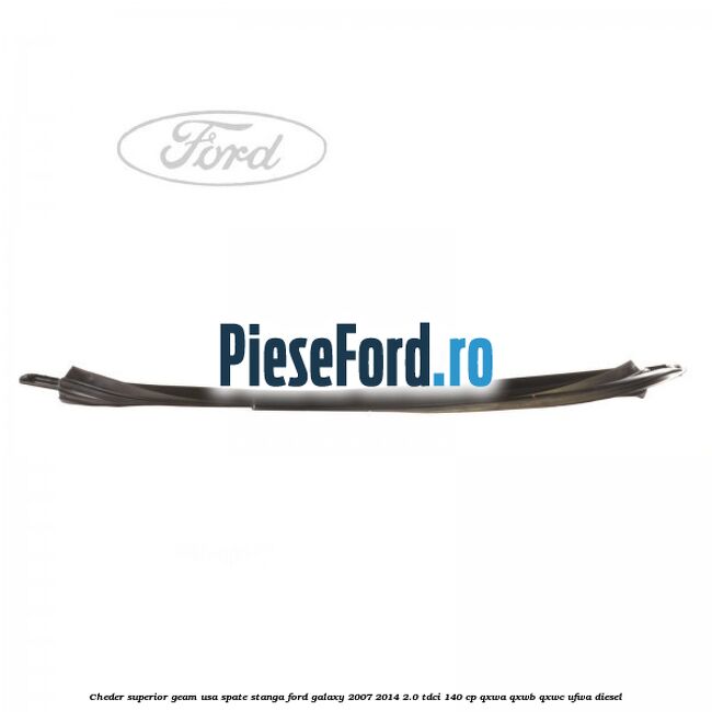 Cheder superior geam usa spate stanga Ford Galaxy 2007-2014 2.0 TDCi 140 cp QXWA, QXWB, QXWC, UFWA diesel