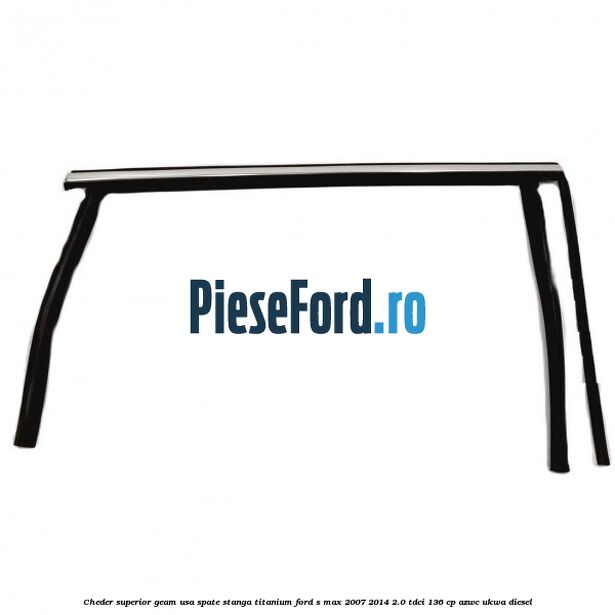 Cheder superior geam usa spate stanga titanium Ford S-Max 2007-2014 2.0 TDCi 136 cp AZWC, UKWA diesel