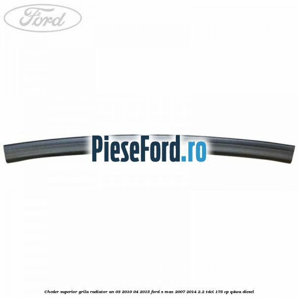 Cheder superior grila radiator an 03/2010-04/2015 Ford S-Max 2007-2014 2.2 TDCi 175 cp Q4WA diesel