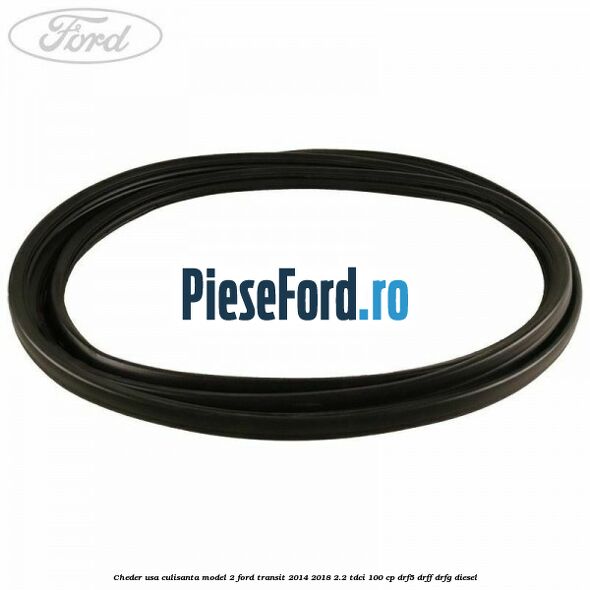Cheder usa culisanta model 2 Ford Transit 2014-2018 2.2 TDCi 100 cp DRF5, DRFF, DRFG diesel