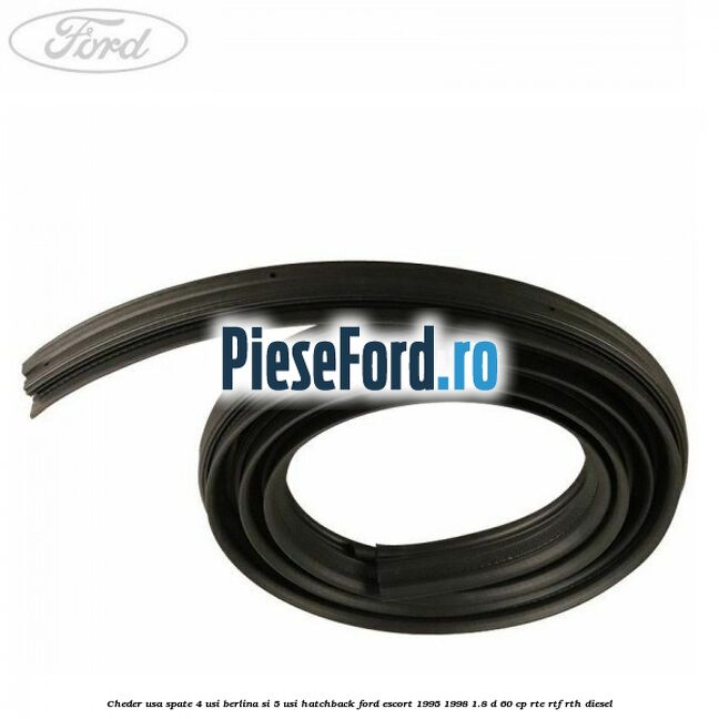 Cheder usa spate 4 usi berlina si 5 usi hatchback Ford Escort 1995-1998 1.8 D 60 cp RTE, RTF, RTH diesel