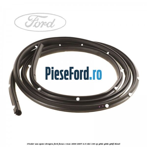 Cheder usa spate dreapta Ford Focus C-Max 2003-2007 2.0 TDCi 133 cp G6DC, G6DE, G6DF diesel