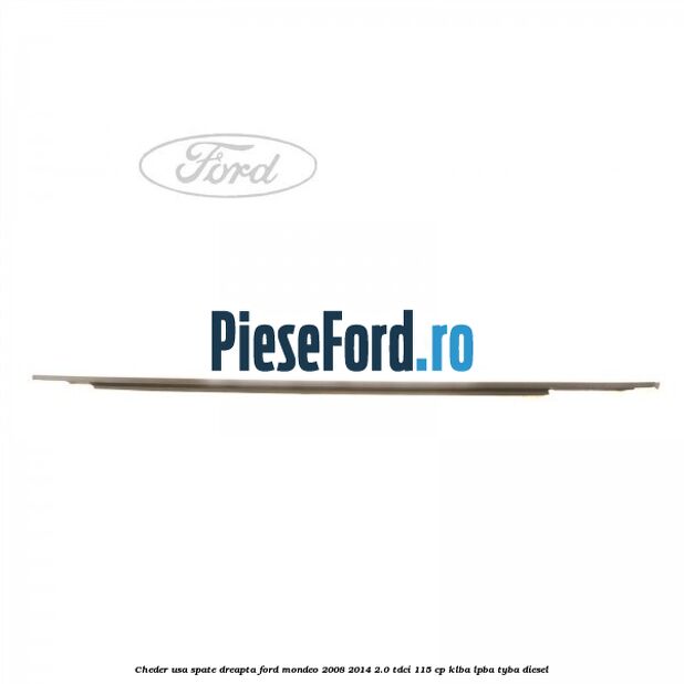 Cheder usa spate dreapta Ford Mondeo 2008-2014 2.0 TDCi 115 cp KLBA, LPBA, TYBA diesel