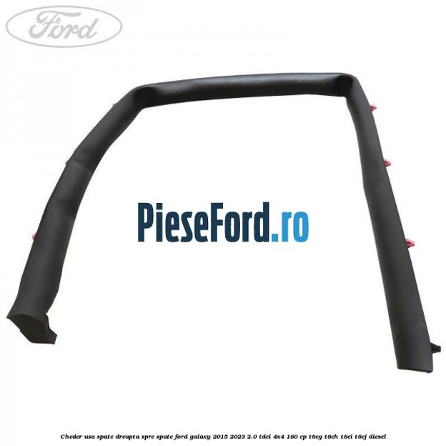 Cheder usa spate dreapta spre spate Ford Galaxy 2015-2023 2.0 TDCi 4x4 180 cp T8CG, T8CH, T8CI, T8CJ diesel