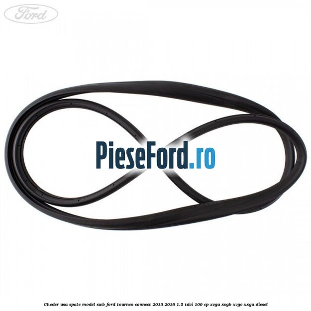 Cheder usa spate model SWB Ford Tourneo Connect 2013-2018 1.5 TDCi 100 cp XVGA, XVGB, XVGC, XXGA diesel