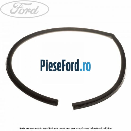 Cheder usa spate superior model inalt Ford Transit 2006-2014 2.2 TDCi 125 cp CYFA, CYFB, CYFC, CYFD diesel