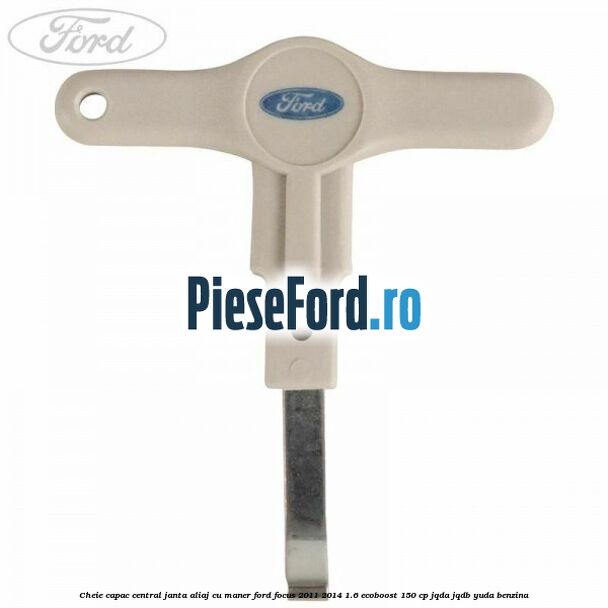 Cheie capac central janta aliaj cu maner Ford Focus 2011-2014 1.6 EcoBoost 150 cp JQDA, JQDB, YUDA benzina