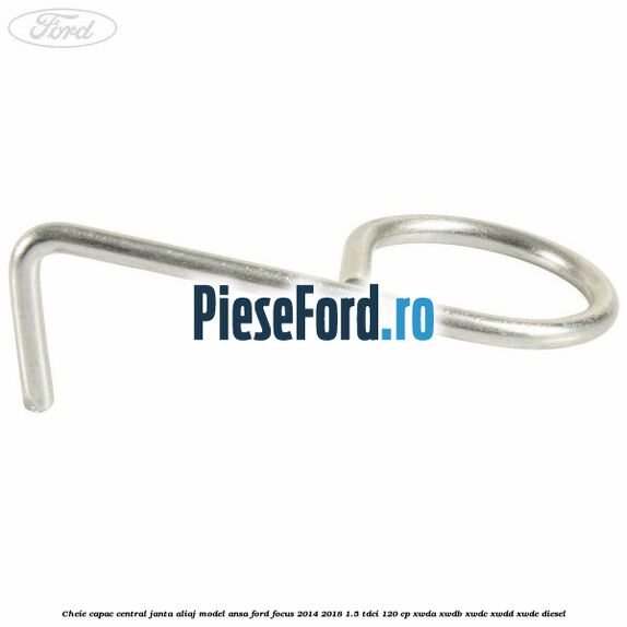 Cheie capac central janta aliaj model ansa Ford Focus 2014-2018 1.5 TDCi 120 cp XWDA, XWDB, XWDC, XWDD, XWDE diesel