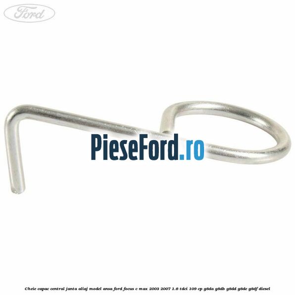 Cheie capac central janta aliaj model ansa Ford Focus C-Max 2003-2007 1.6 TDCi 109 cp Cheie capac central janta aliaj model ansa Ford Focus C-Max 2003-2007 1.6 TDCi 109 cp G8DA, G8DB, G8DD, G8DE, G8DF diesel