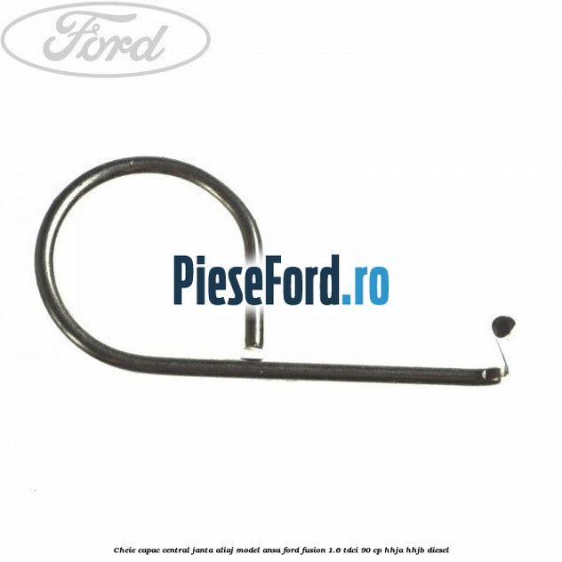 Cheie capac central janta aliaj model ansa Ford Fusion 1.6 TDCi 90 cp HHJA, HHJB diesel